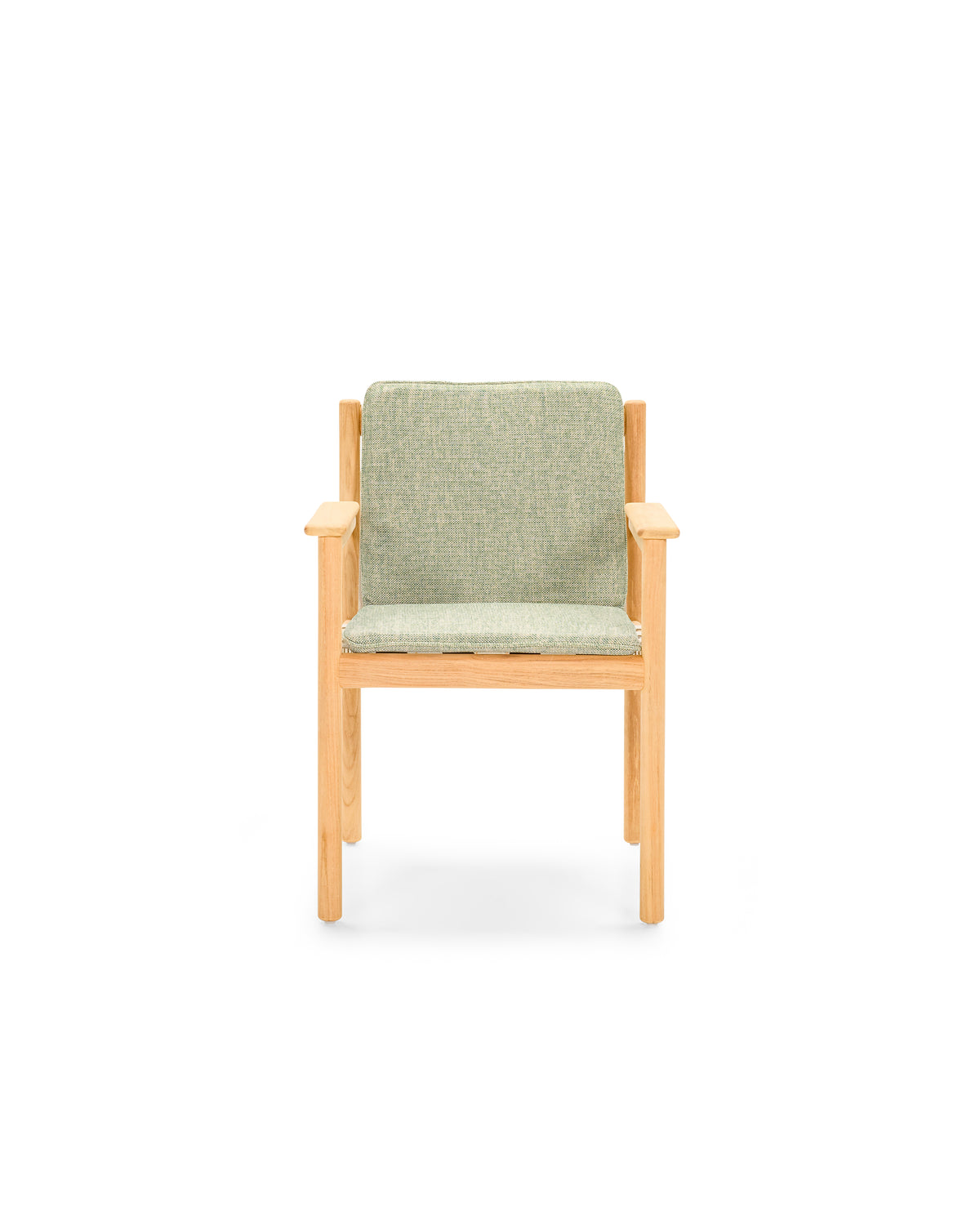 Vincent Sheppard Oda dining chair – Flax, Untreated teak