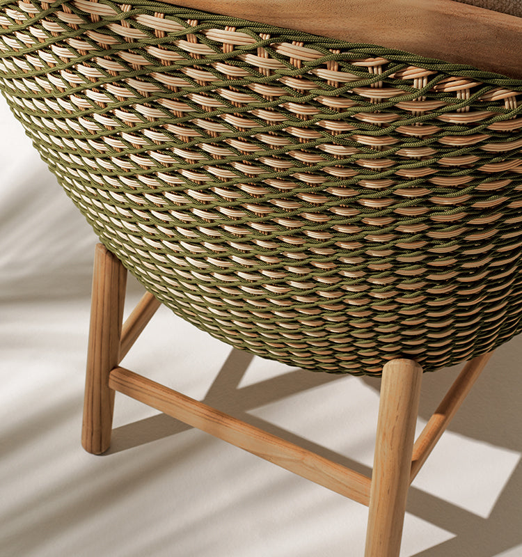 Ethimo Teodora Lounge Chair, cushions not included