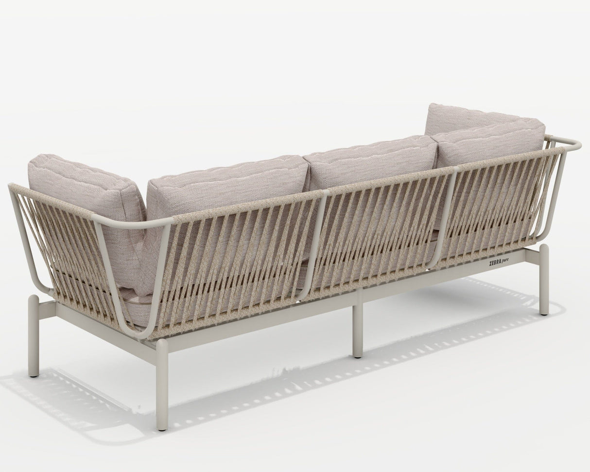 Zebra Chilli Lounge Canapé 3 places avec coussins laminés