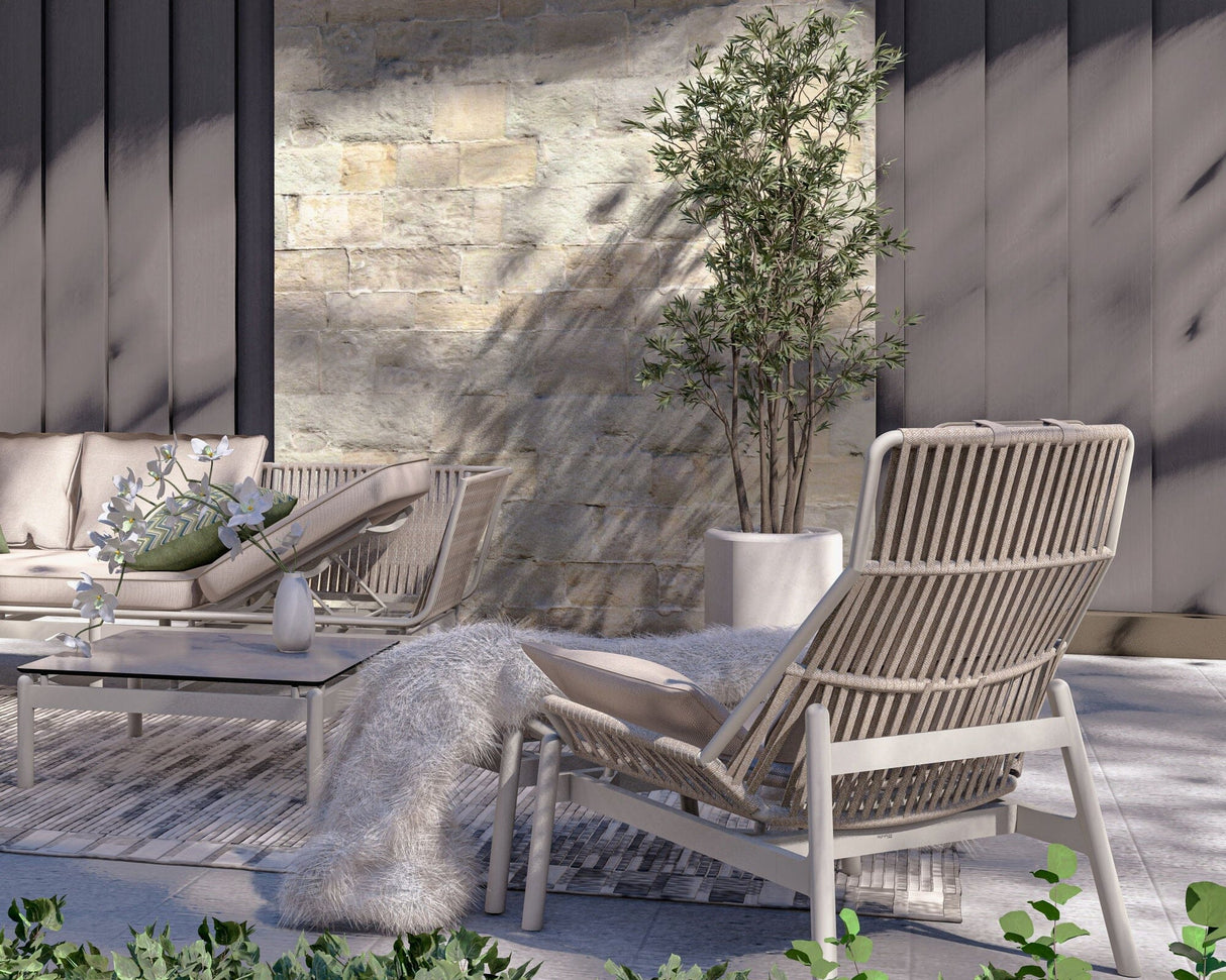 Zebra Chilli Lounge Canapé 3 places avec coussins laminés