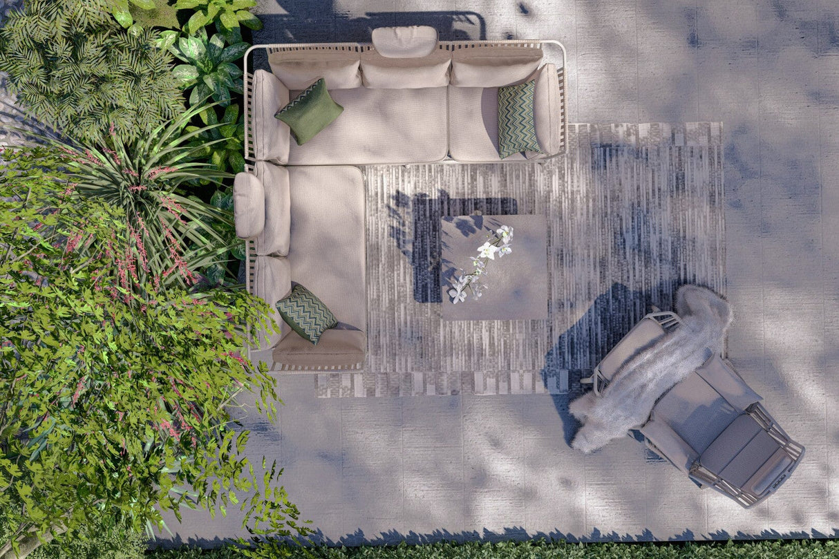 Zebra Chilli Table Lounge 73x73cm h:29cm