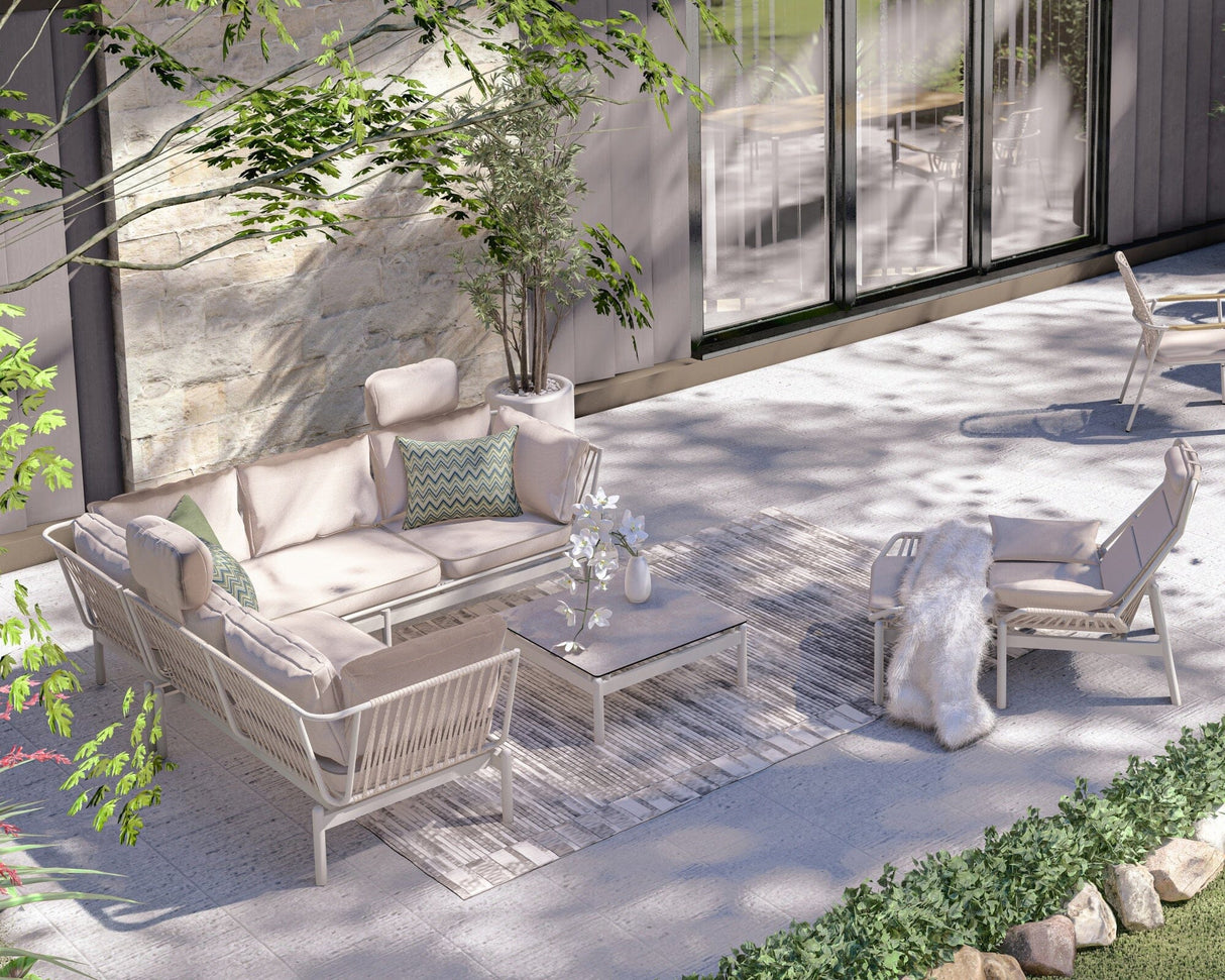 Zebra Chilli Table Lounge 73x73cm h:29cm