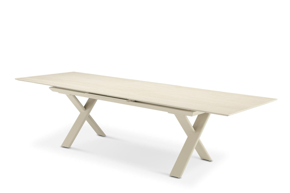 Zebra Levare Table repas céramique rallonge Synchro 240/300x100cm