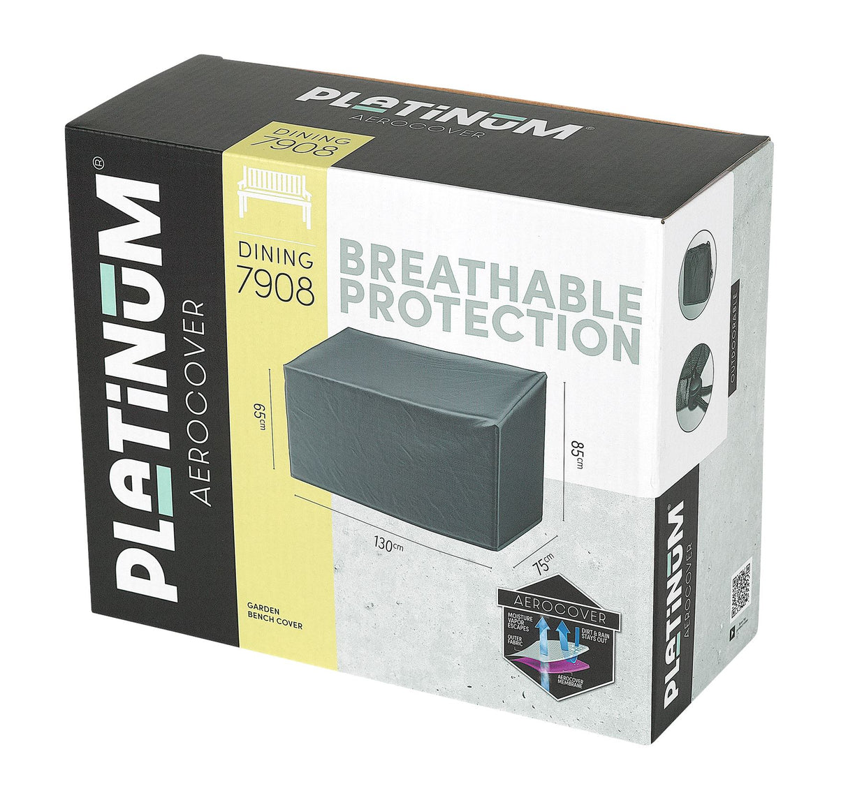 Aerocover Housse de protection pour Banc 130x75cm H:65/85cm