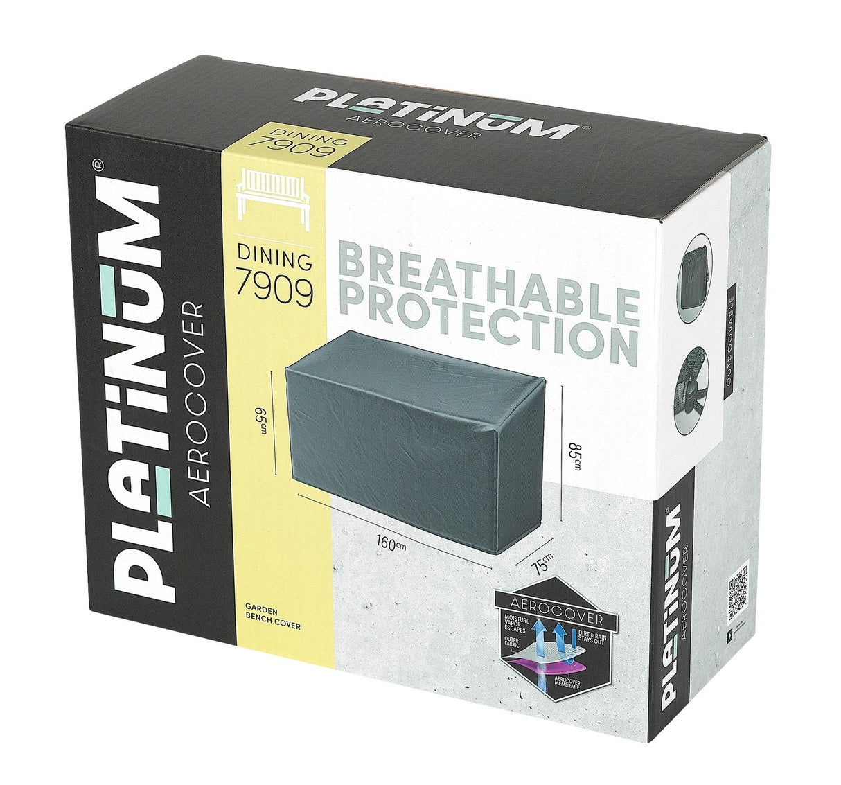 Aerocover Housse de protection pour Banc 160x75cm H:65/85cm