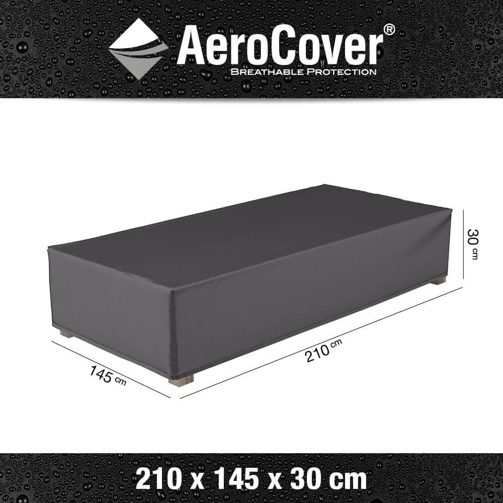 Aerocover Housse de protection pour Chaise longue large 210x145cm H:30cm