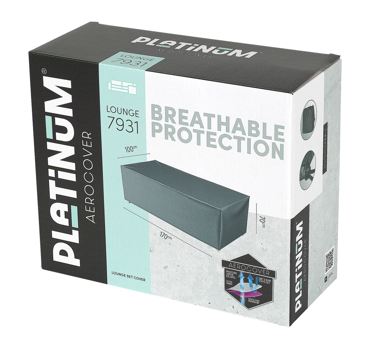 Aerocover Housse de protection pour ensemble 170x100cm H:70cm