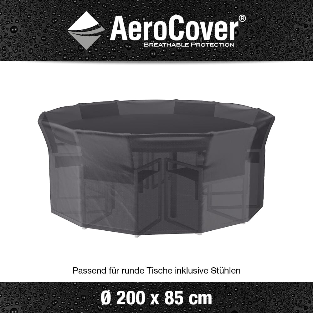 Aerocover Housse de protection pour ensemble Ø200cm H:85cm