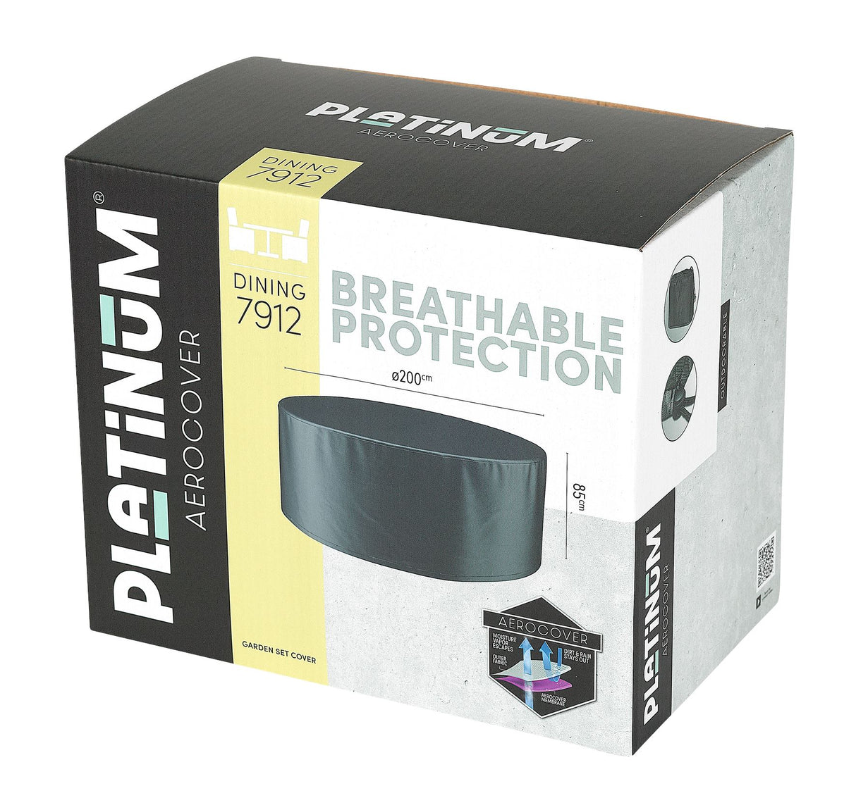 Aerocover Housse de protection pour ensemble Ø200cm H:85cm