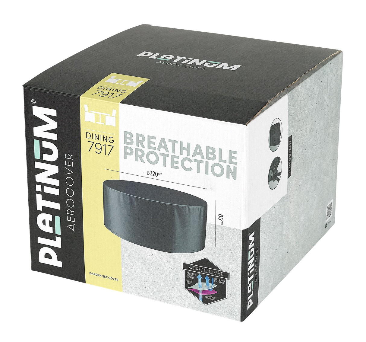 Aerocover Housse de protection pour ensemble Ø320cm H:85cm