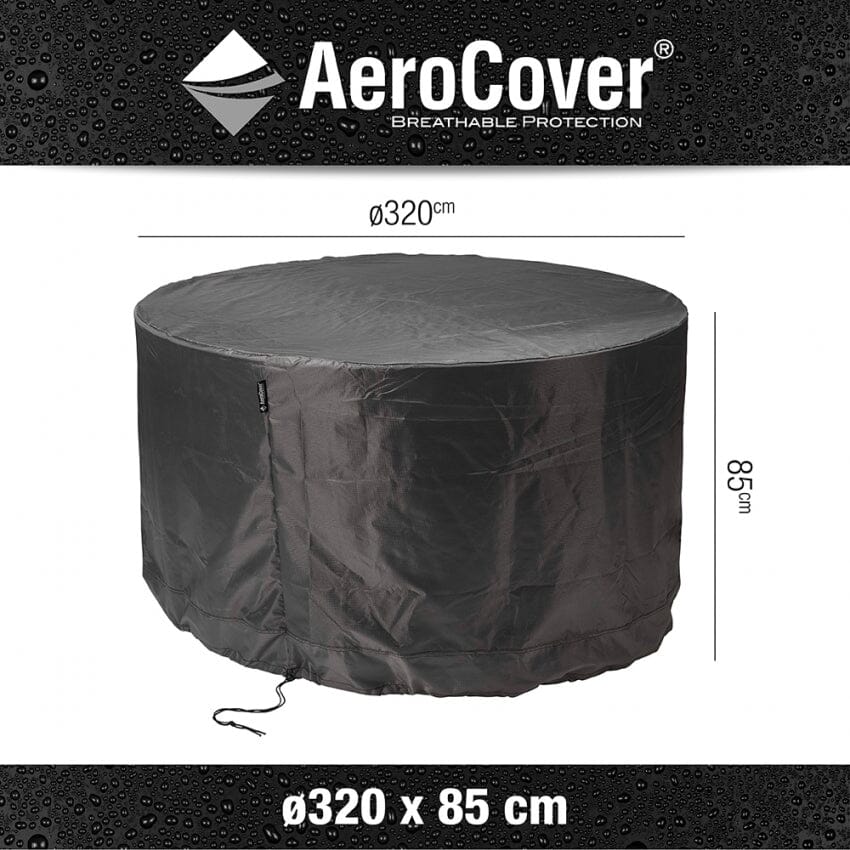 Aerocover Housse de protection pour ensemble Ø320cm H:85cm