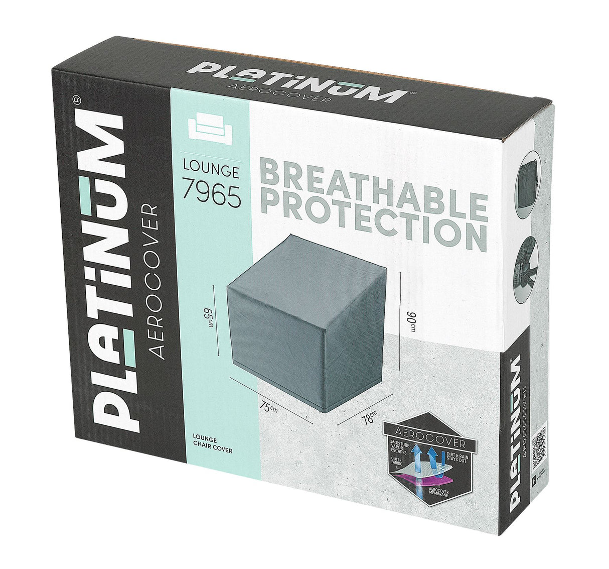 Aerocover Housse de protection pour Fauteuil club Lounge 75x78cm H:65/90cm