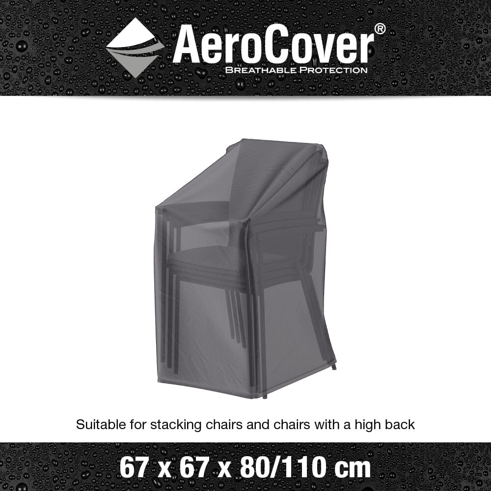 Aerocover Housse de protection pour Fauteuils repas empilés 67x67cm H:80/110cm