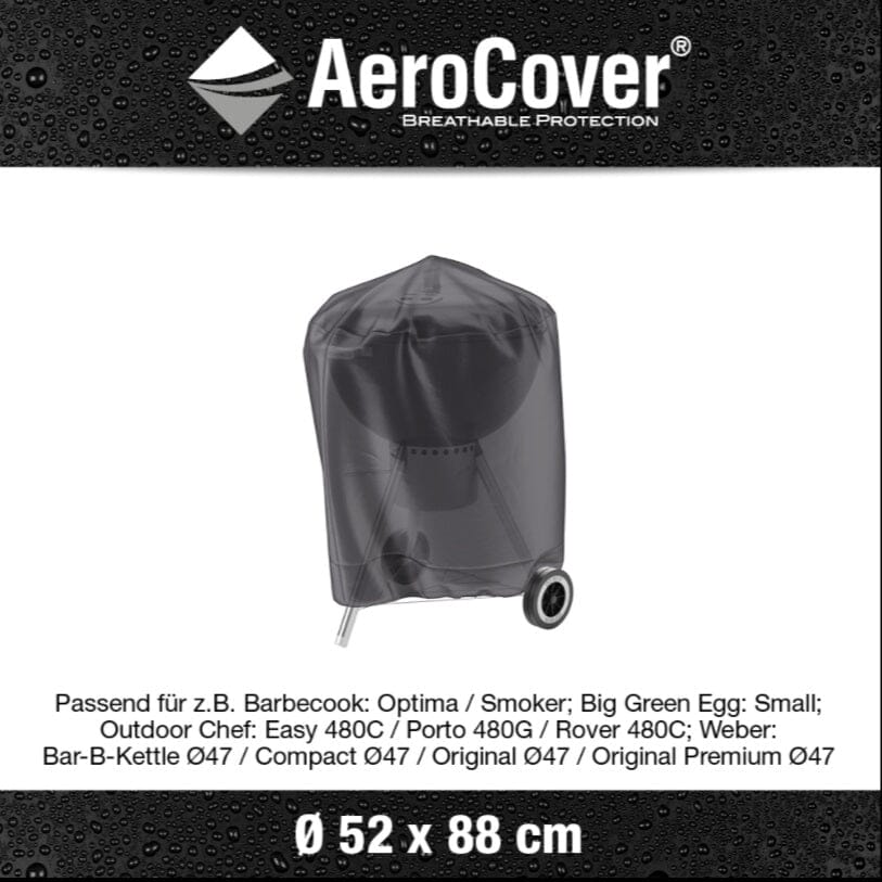 Aerocover Housse de protection pour Gril barbecue Ø52cm H:88cm