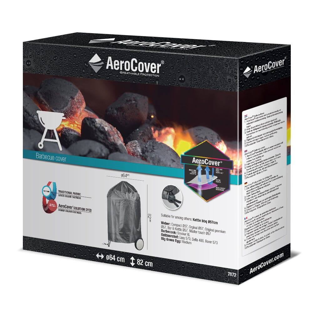 Aerocover Housse de protection pour Gril barbecue Ø64cm H:82cm
