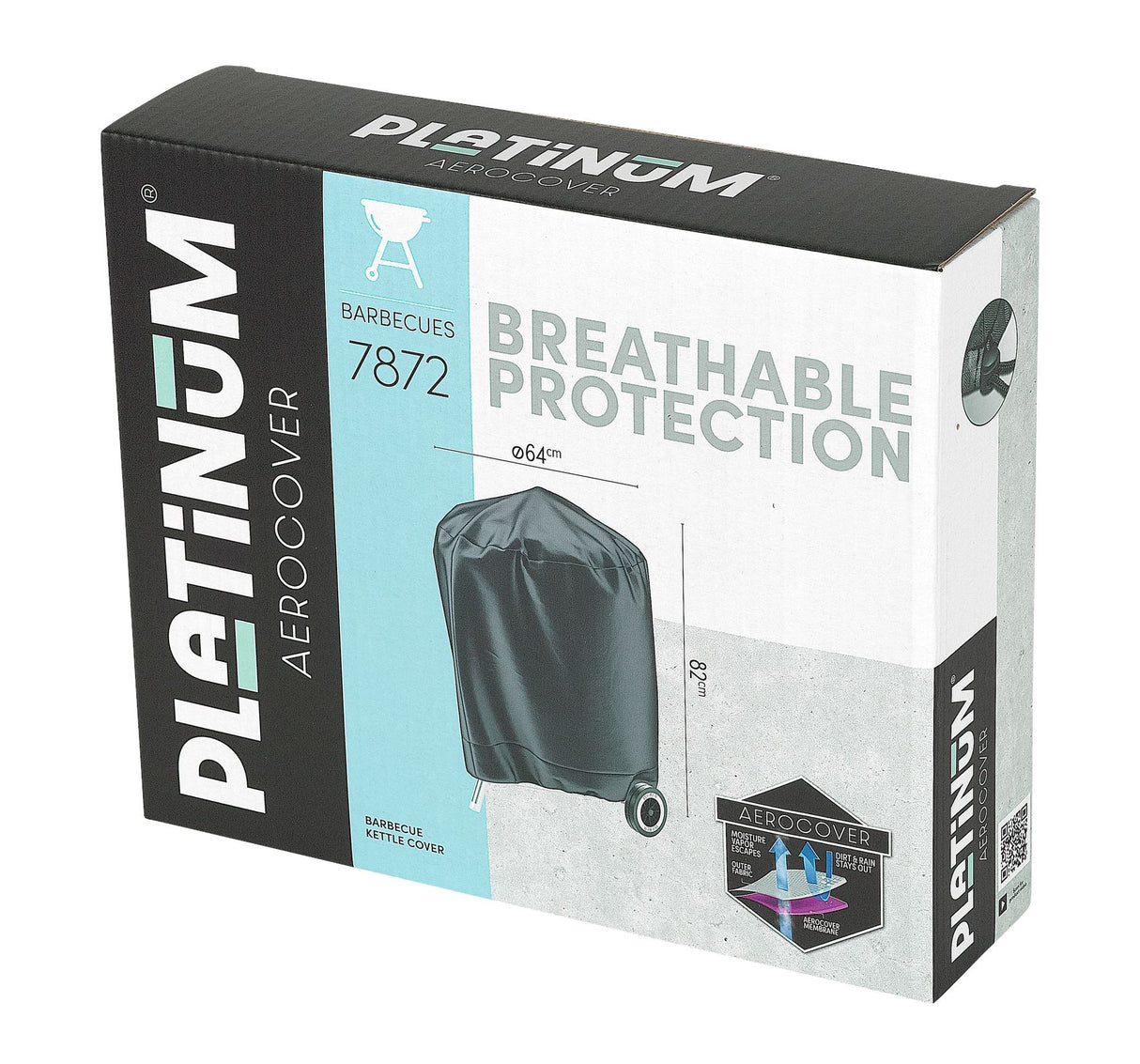 Aerocover Housse de protection pour Gril barbecue Ø64cm H:82cm
