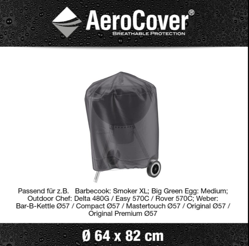 Aerocover Housse de protection pour Gril barbecue Ø64cm H:82cm