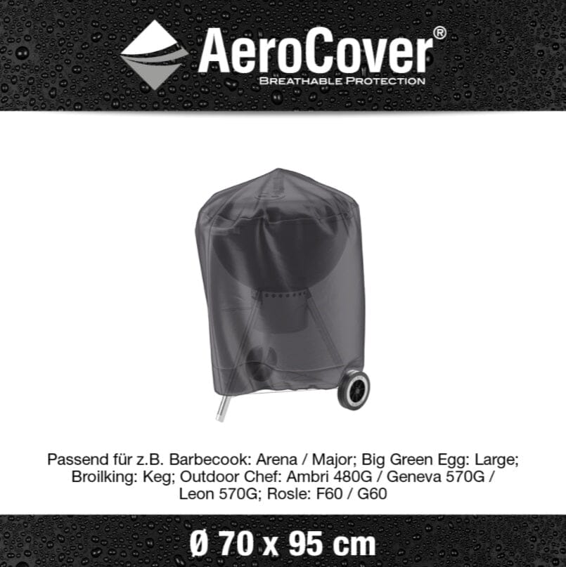 Aerocover Housse de protection pour Gril barbecue Ø70cm H:95cm