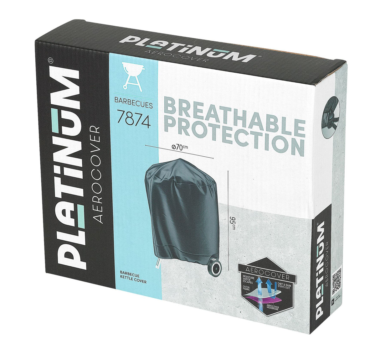 Aerocover Housse de protection pour Gril barbecue Ø70cm H:95cm