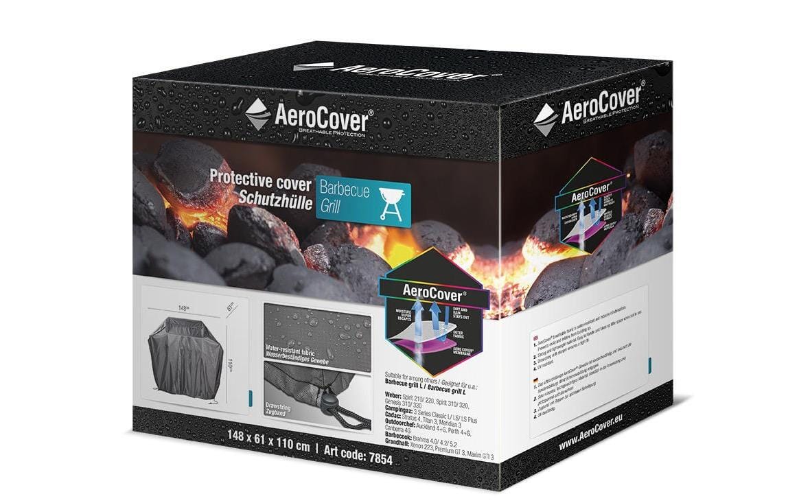 Aerocover Housse de protection pour Gril barbecue taille L 148x61cm H:110cm