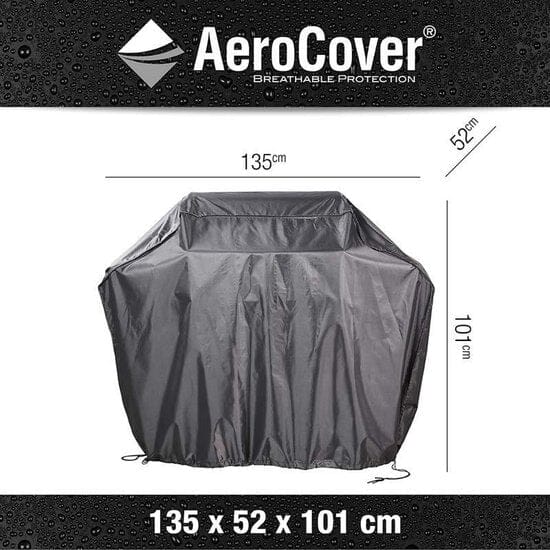 Aerocover Housse de protection pour Gril barbecue taille M, 135x52cm H:101cm