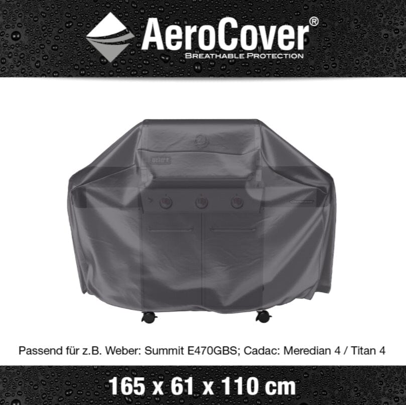 Aerocover Housse de protection pour Gril barbecue taille XL 165x51cm H:110cm