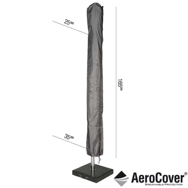 Aerocover Housse de protection pour Parasol 165x25/35cm H:165cm