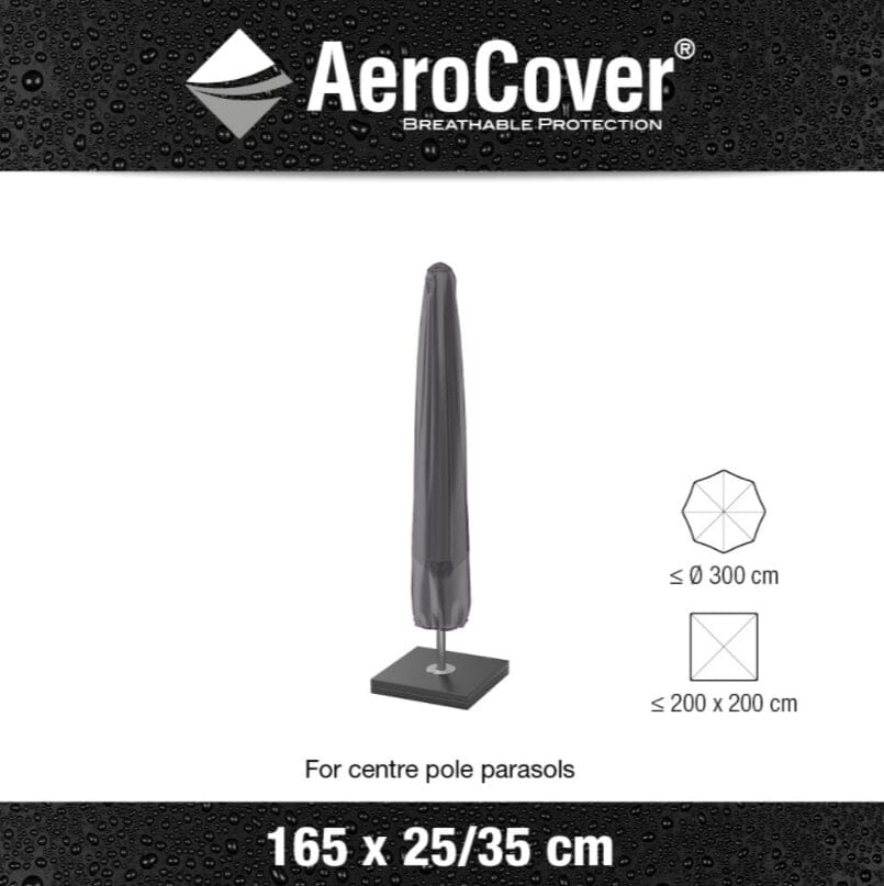 Aerocover Housse de protection pour Parasol 165x25/35cm H:165cm