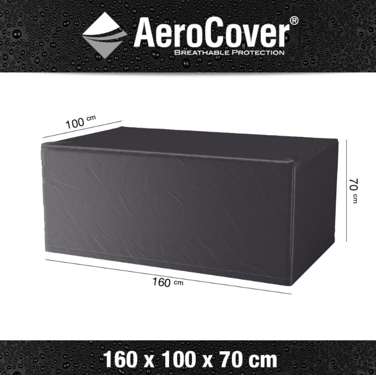 Aerocover Housse de protection pour Table 160x100x70cm