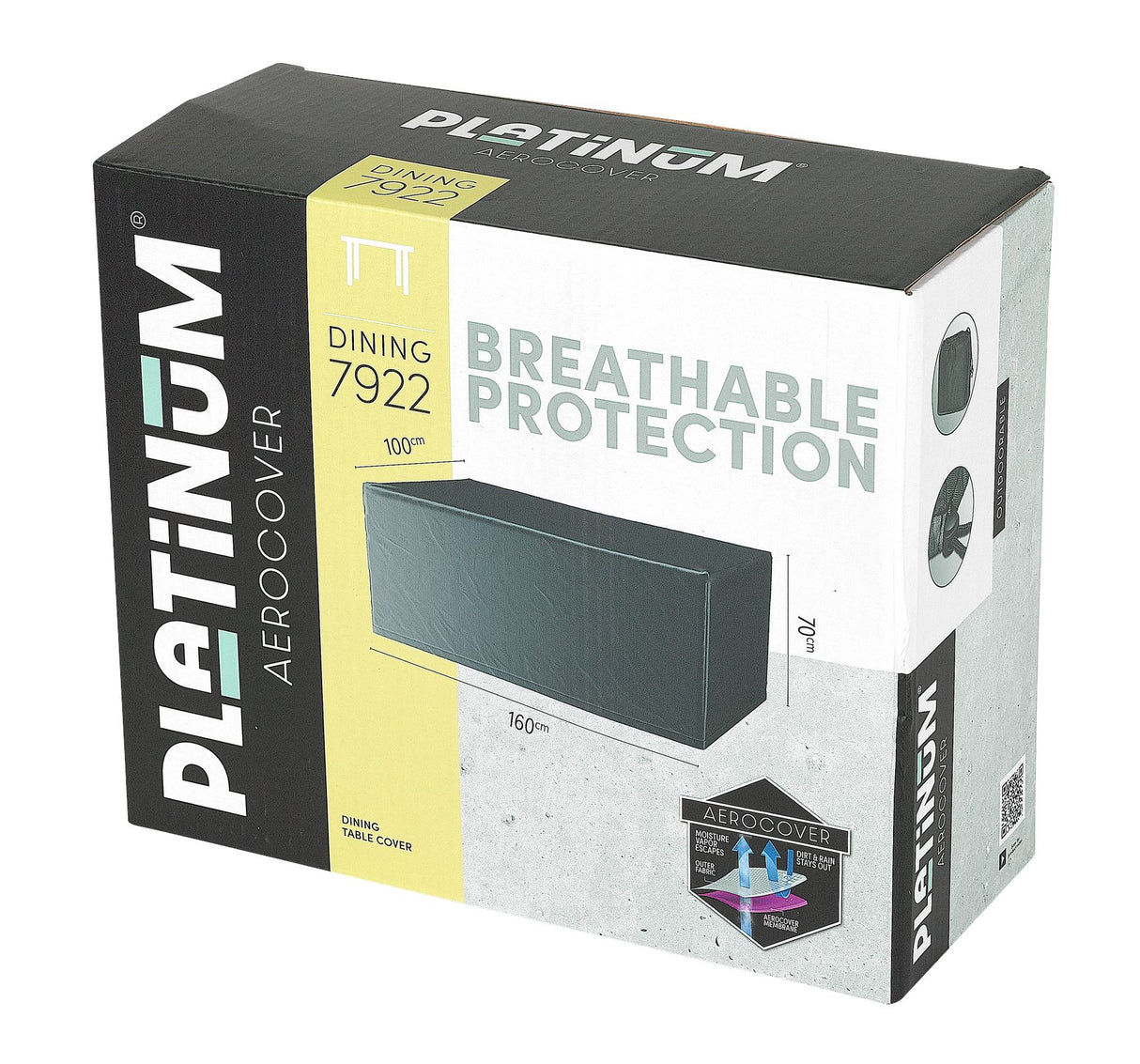 Aerocover Housse de protection pour Table 160x100x70cm