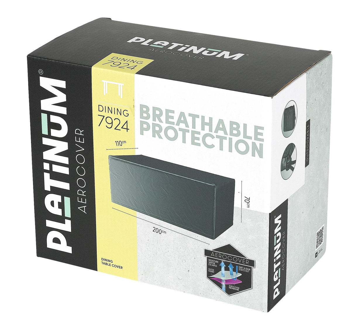 Aerocover Housse de protection pour Table 200x110x70cm