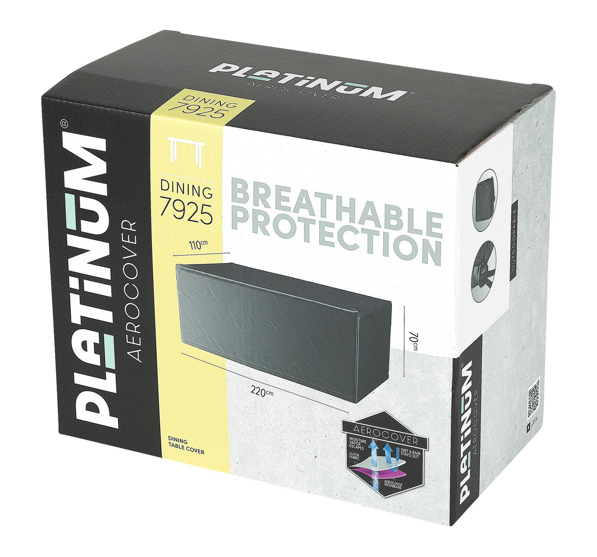 Aerocover Housse de protection pour Table 220x110cm H:70cm