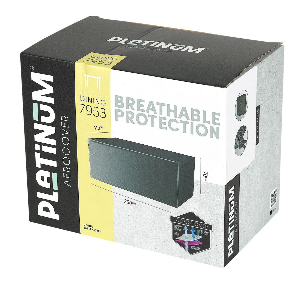 Aerocover Housse de protection pour Table 260x110x70cm