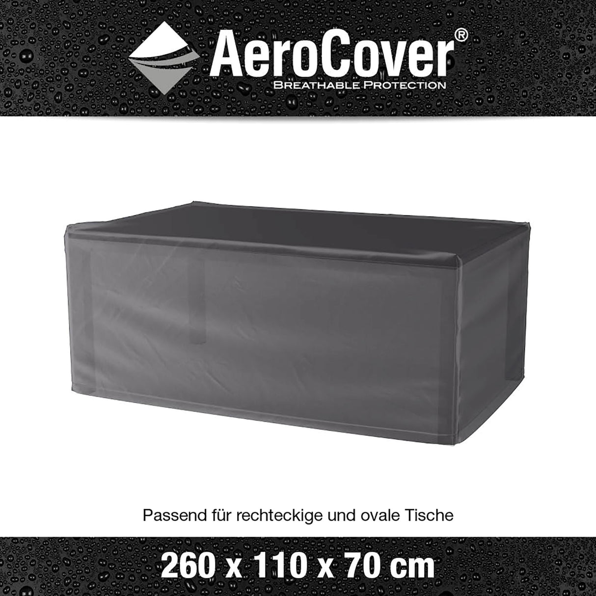Aerocover Housse de protection pour Table 260x110x70cm