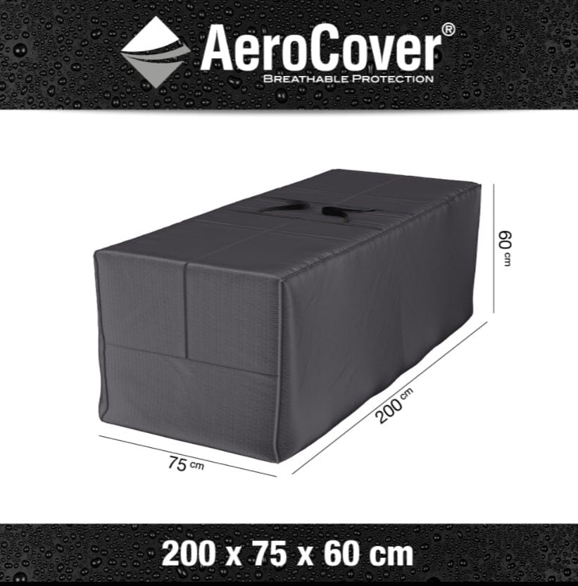 Aerocover Housse de protection sac de transport pour coussins 200x75x60cm