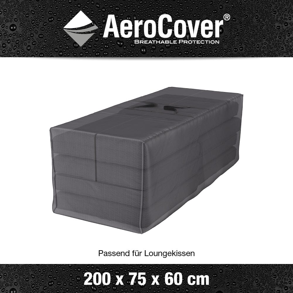 Aerocover Housse de protection sac de transport pour coussins 200x75x60cm