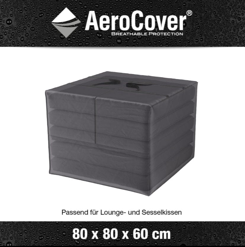 Aerocover Housse de protection sac transport coussins 80x80x60cm