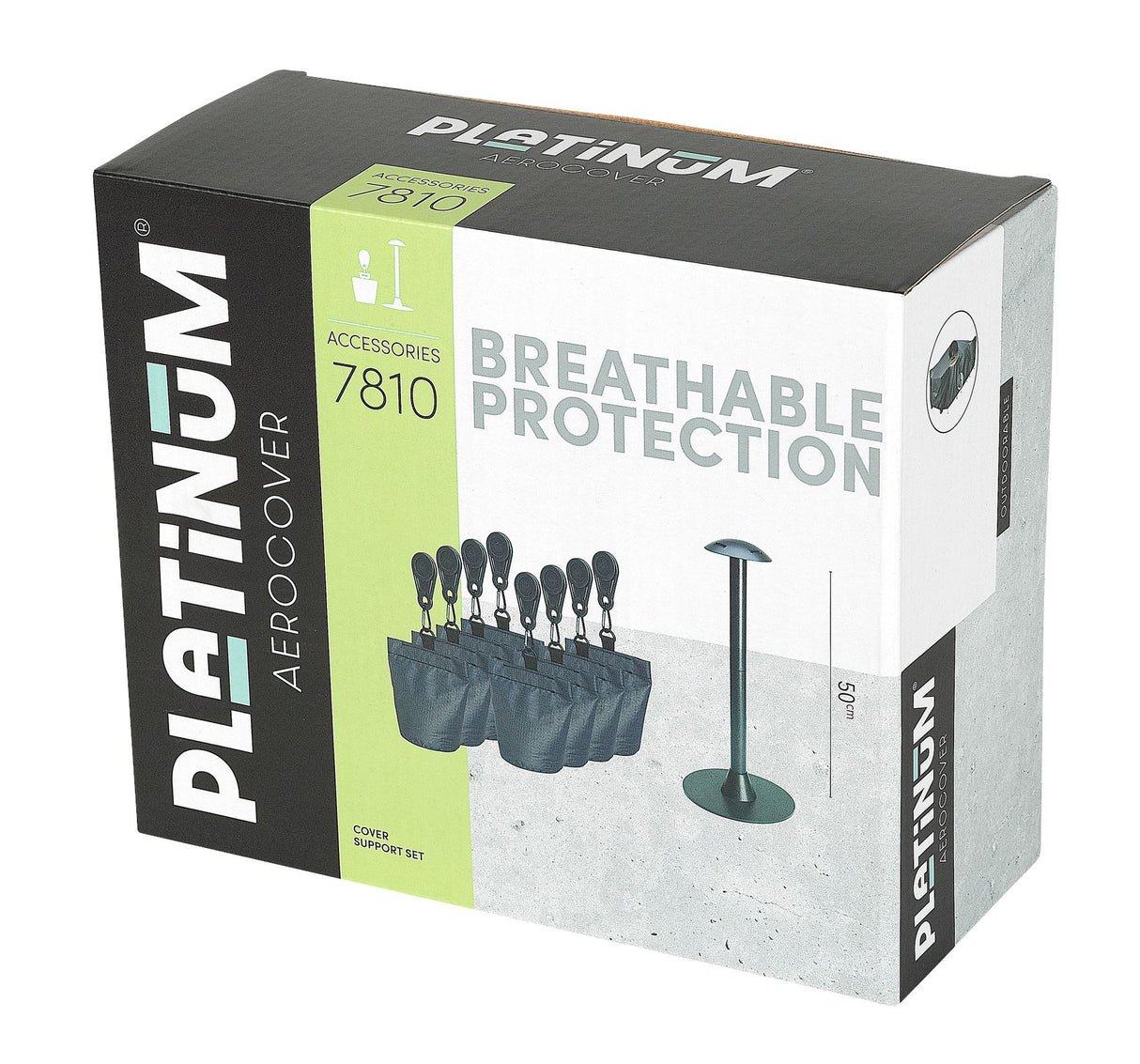 Aerocover Set support pour housse h25/50cm