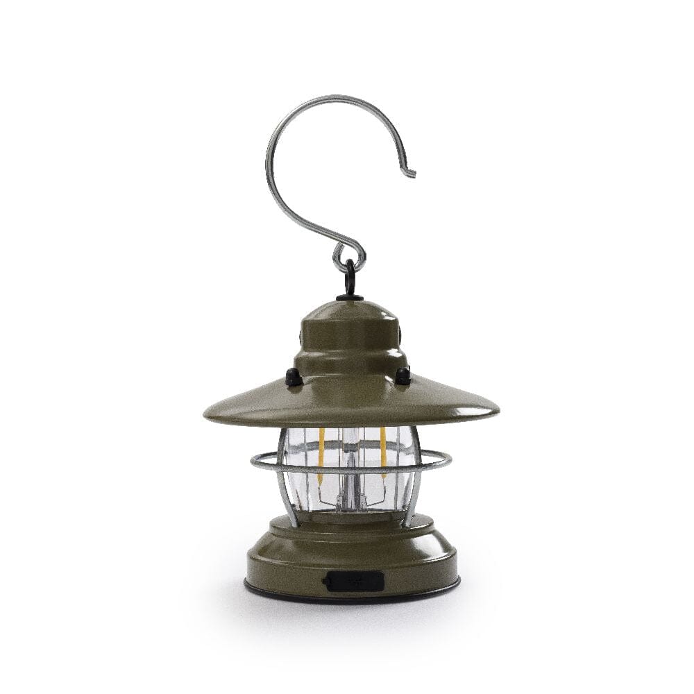 Barebones Edison Mini Lantern lampe sans fil à piles ou USB Olive Drab
