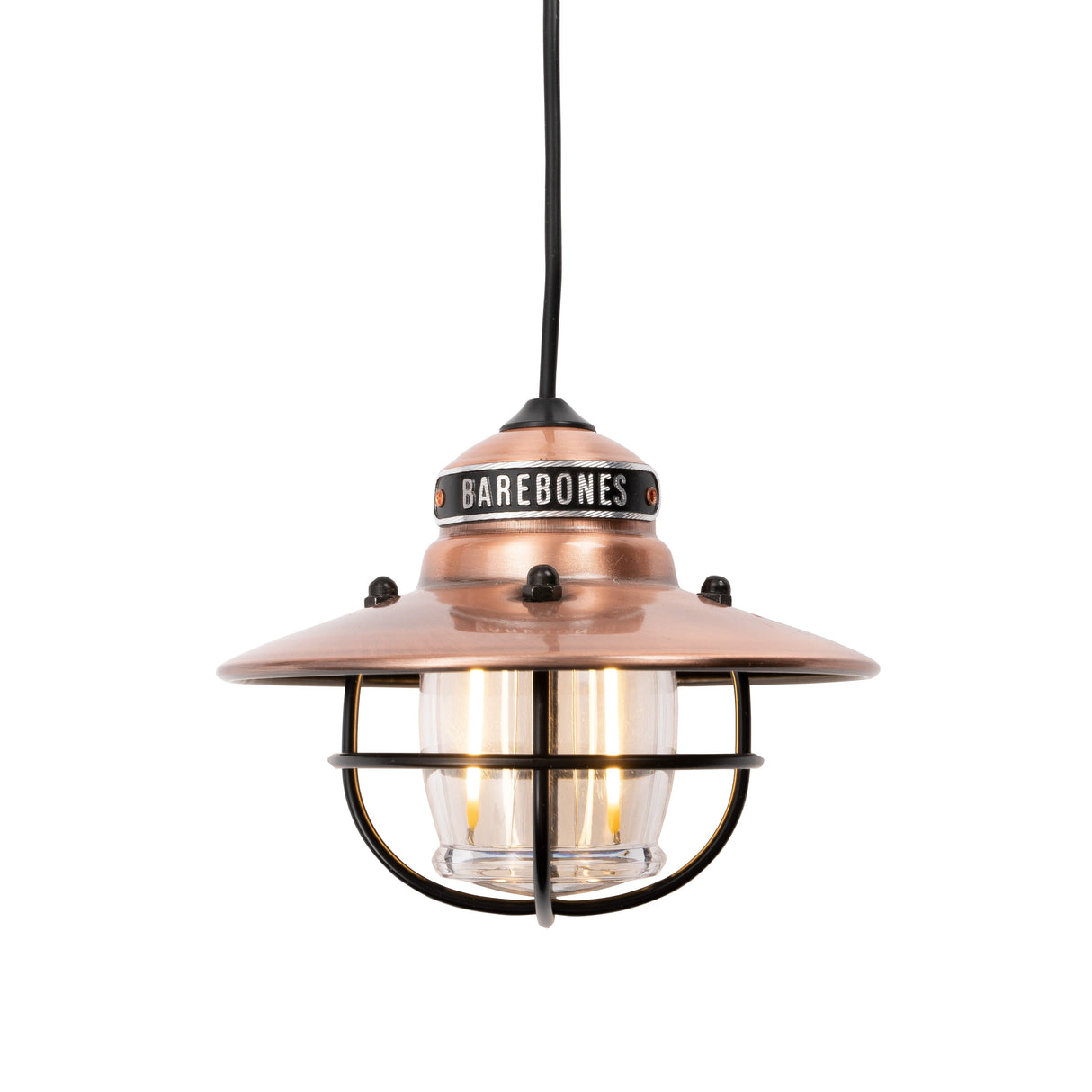 Barebones Edison Pendant light lampe pendue suspension Copper