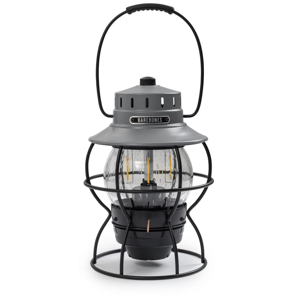 Barebones Railroad Lantern lampe sans fil Slate Grey