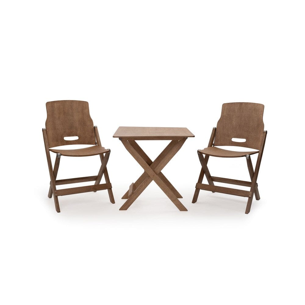 Barebones Ridgetop Wood Table pliante 55x55cm