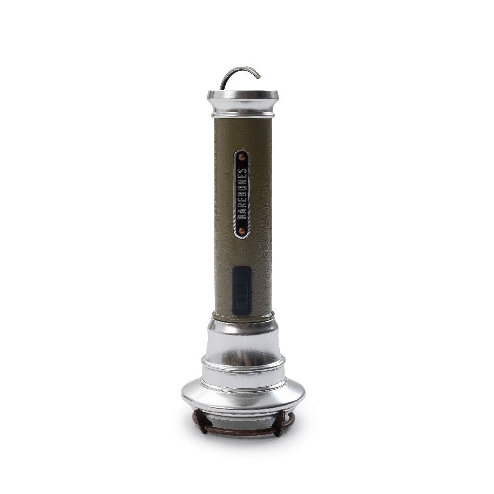 Barebones Vintage Flashlight Lampe de poche retro Olive