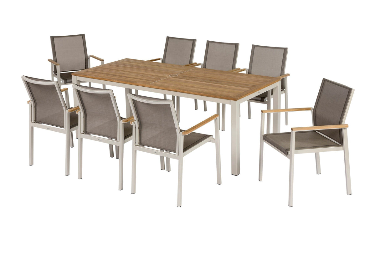 Barlow Tyrie Aura Dining Table 200 (200x90cm) Plateau Teck