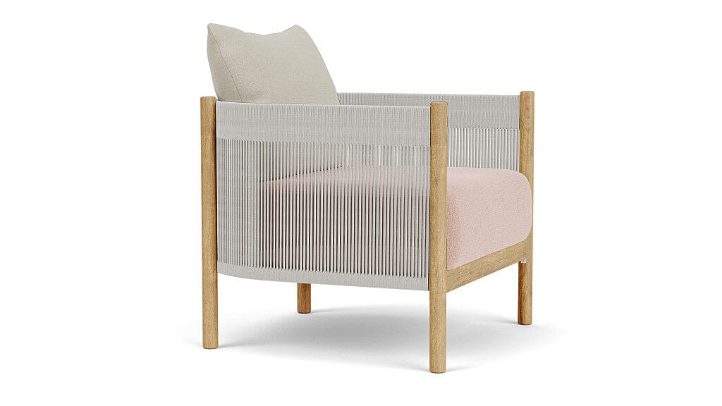 Barlow Tyrie Cocoon Fauteuil Club lounge avec coussins Blush 3965 Standard