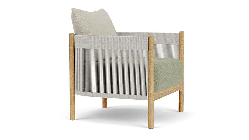 Barlow Tyrie Cocoon Fauteuil Club lounge avec coussins Canvas Almond 3983 Standard