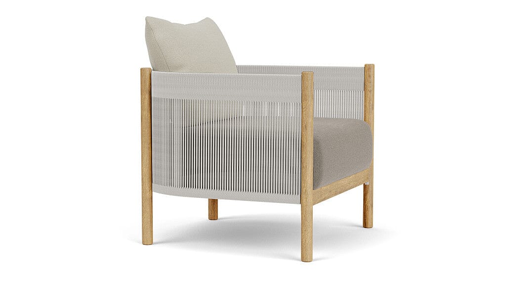 Barlow Tyrie Cocoon Fauteuil Club lounge avec coussins Carbon Beige 10065 Standard