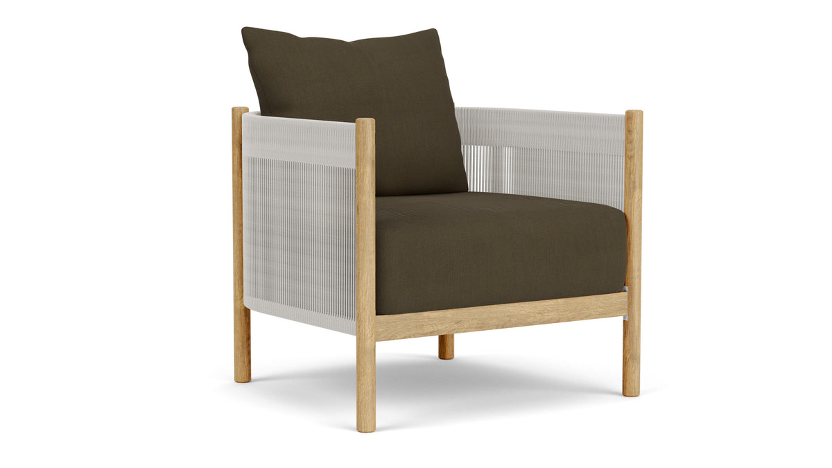 Barlow Tyrie Cocoon Fauteuil Club lounge avec coussins Charcoal 3705