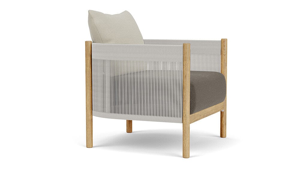 Barlow Tyrie Cocoon Fauteuil Club lounge avec coussins Dark Taupe 10059 Standard