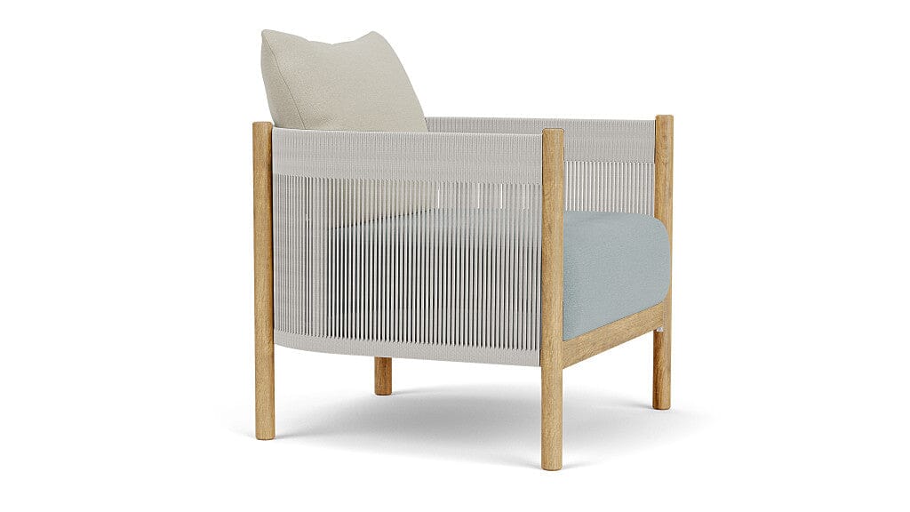 Barlow Tyrie Cocoon Fauteuil Club lounge avec coussins Frosty Chine 10025 Standard